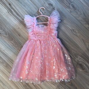 Jessica Simpson Pink Floral Kids Dress